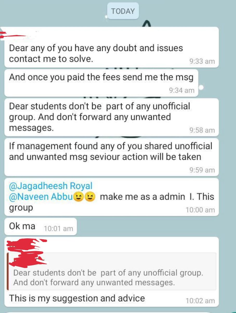 Vishnu93872802's tweet photo. @AskAnshul 
Please help us sir..
We want  justice 
#savesaveethastudentsfromforcedfees
#DontForceStudentsforfees 
@htTweets 
@TimesNow 
@timesofindia 
@the_hindu 
@CMOTamilNadu 
Forcing us to pay full fee (1.50L) in this situation .
*Justice for students* https://t.co/kQxs03ENac