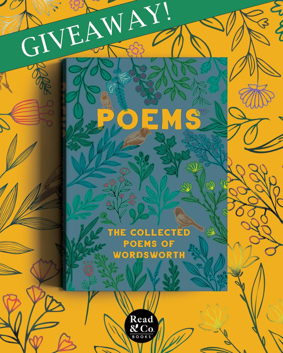 readandcobooks's tweet photo. 📚 GIVEAWAY 📚 #3 
To celebrate the launch of our new website we're doing a book #giveaway each week. This week's choice is from William Wordsworth: Poems - The Collected Poems of Wordsworth 🌿 Head to the link to enter: https://t.co/J8T9nlq2J7 https://t.co/99Nr7DN88y