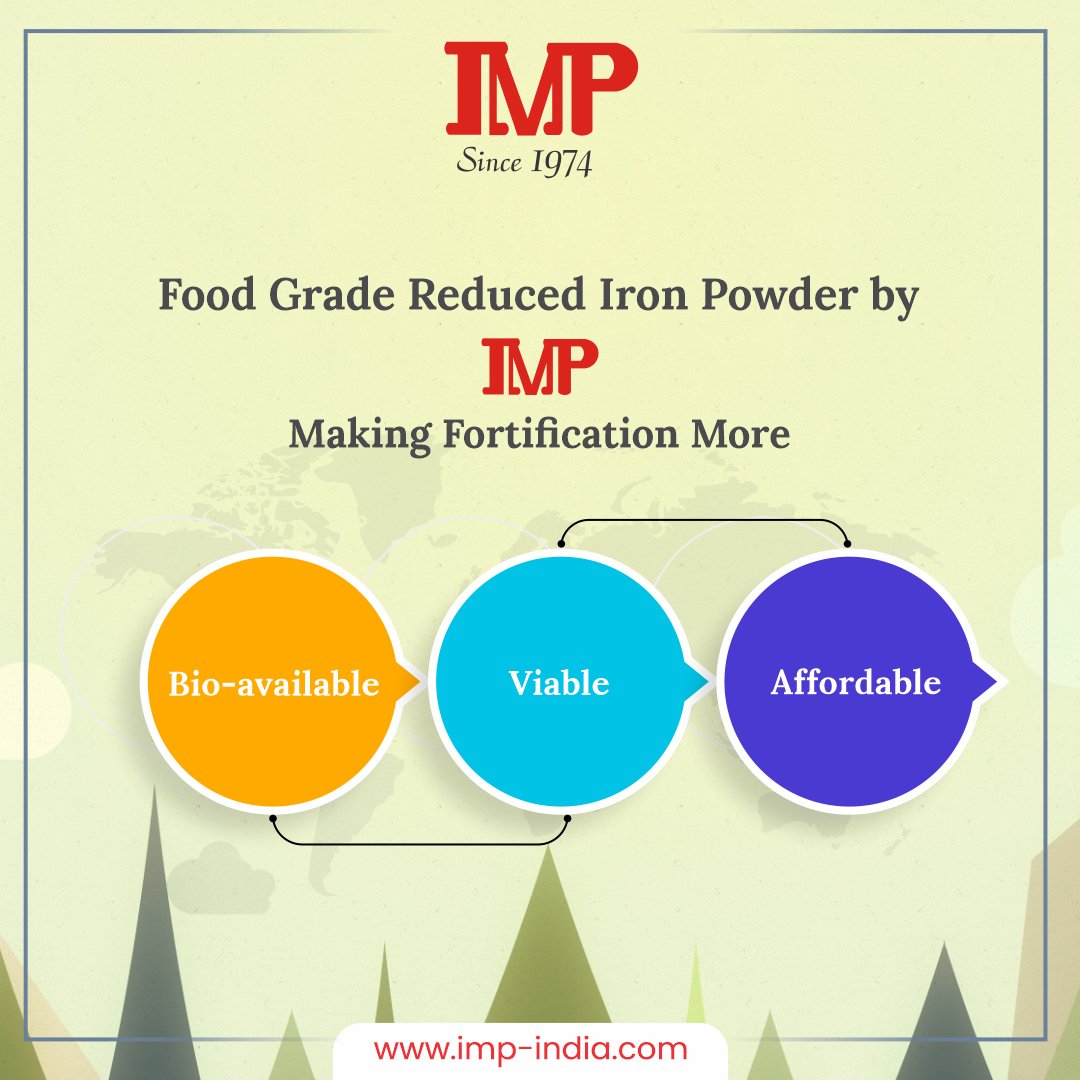 PowdersMetal's tweet image. Food Grade Reduced Iron Powder by IMP - making fortification more bio-available, viable and affordable.

imp-india.com

#IMP #IronFortification #FoodFortification #Biofortification #Economical #HighQuality #HighPurity #ReducedIronPowder #affordable #bioavailable