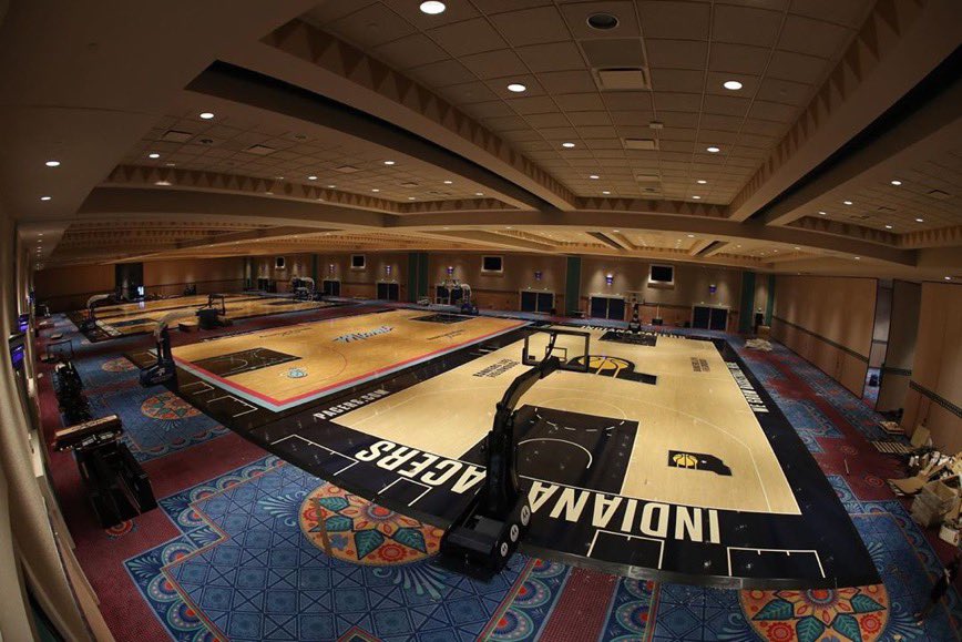 Here’s a look at the courts for the <a href="/NBA/">NBA</a> restart in Orlando 

Looking like <a href="/NBA2K/">NBA 2K</a>