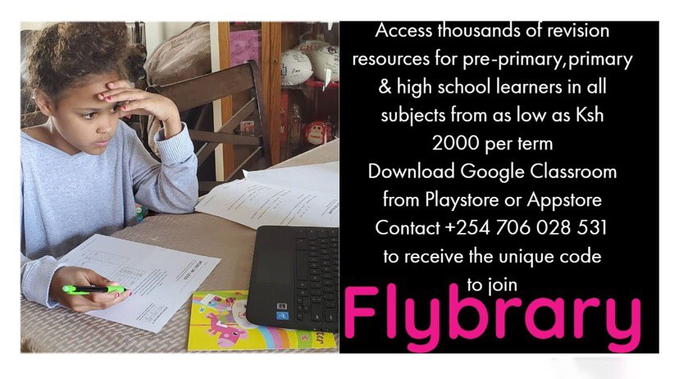 fly_brary's tweet photo. Learners need resources to do well in exams!

#MamboNiOneTouch
#joan
#PresidentUhuruKenyatta
#MyPersonalResponsibility
#SundownerKBC
Nairobi
#UHURUsToughChoices
Mombasa
Mandera
George Magoha
Church
Mimi
Magufuli Alai
Gazebo
Runda
Fellow Kenyans
EACC https://t.co/pCZw0FRKGs