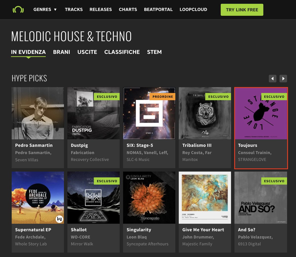 StrangeloveOff's tweet photo. @ConsoulTrainin &amp; #RafaelBecker
#Toujours

Spotlighted on @beatport Melodic House &amp; Techno Hype Picks!
➡️ https://t.co/yRCrbD1yLb

#ConsoulTrainin #Beatport #Strangelove https://t.co/Vjj6tC6jik