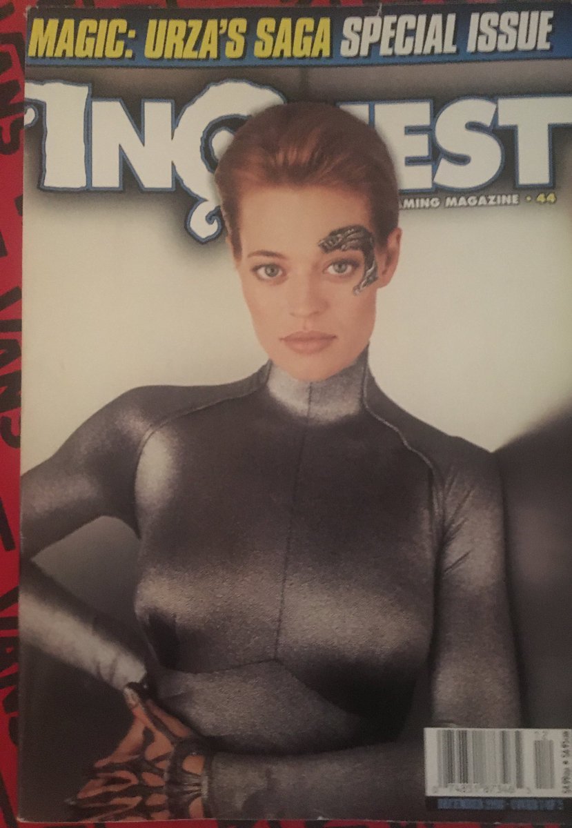 My first Wizard magazine I remember buying and a random Inquest from the era where seven of Nine was on the cover of everything.