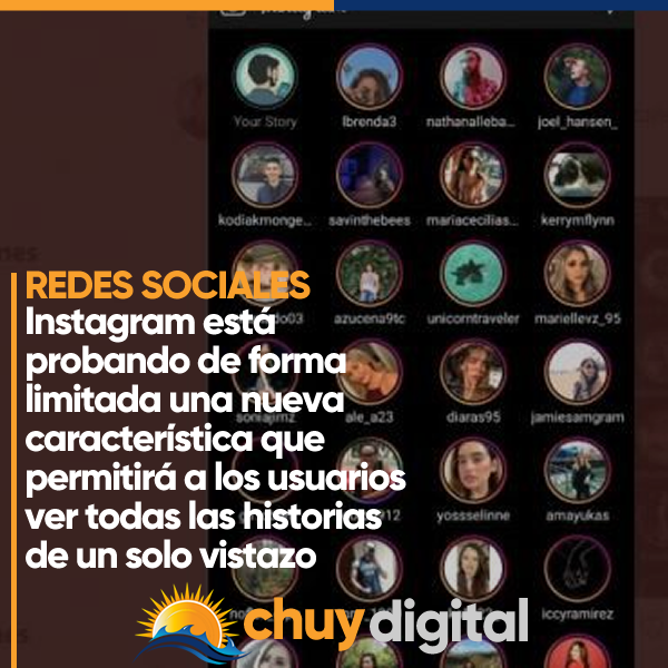 ChuyDigitalUY's tweet photo. Instagram está probando de forma limitada una nueva característica que permitirá a los usuarios ver todas las historias de un solo vistazo, para potenciar este tipo de contenidos.

#socialmedia #instagram #stories #socialmediamanagers #communitymanagers #redessociales https://t.co/UhVwaJtiai