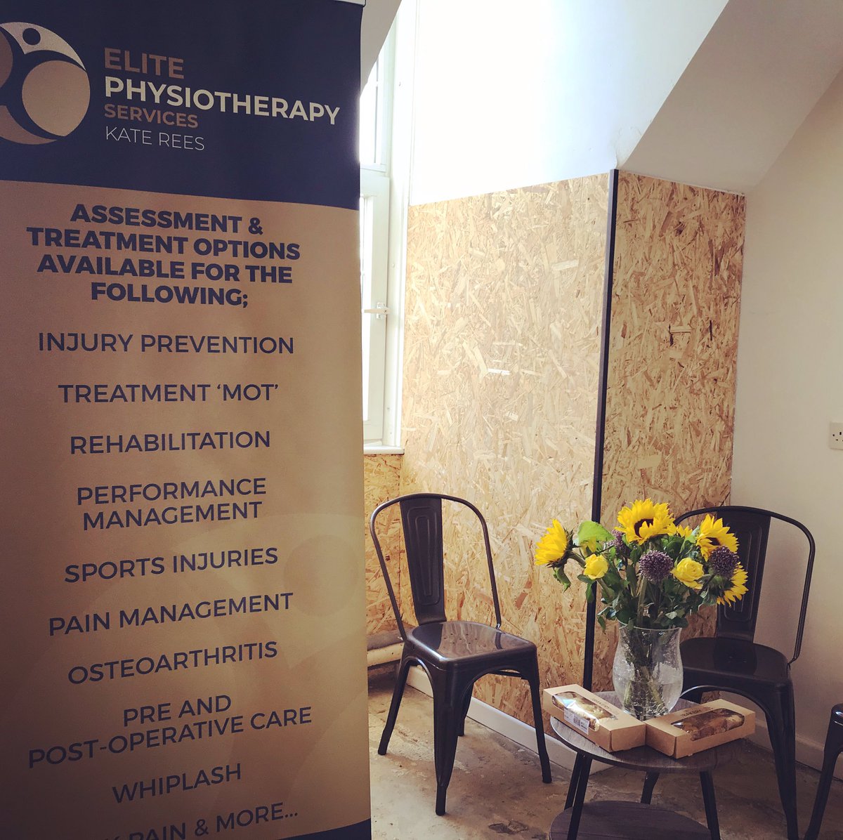 NEW TREATMENT ROOM at Coastal Fitness and more treatment times available.Thank you for the room warming flowers and doughnuts. Book online at …ereeselitephysiotherapyservices.co.uk