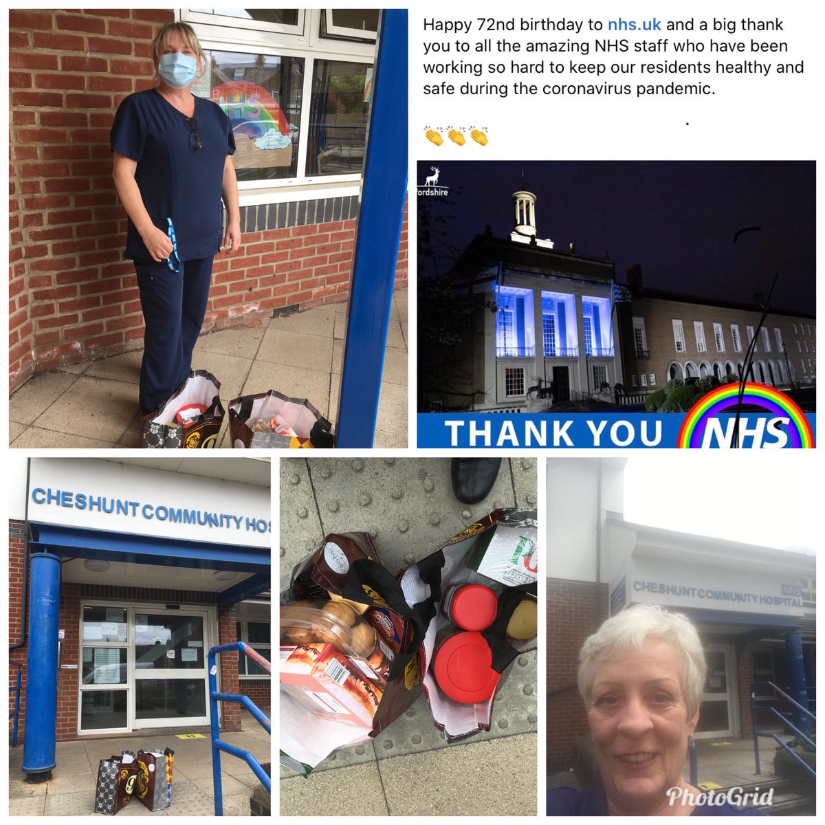 #tescocommunitychampion Lol went along to #cheshuntcommunityhospital to #donateteacoffeebiscuitscakes  #NHS72years #tesco @Group42South