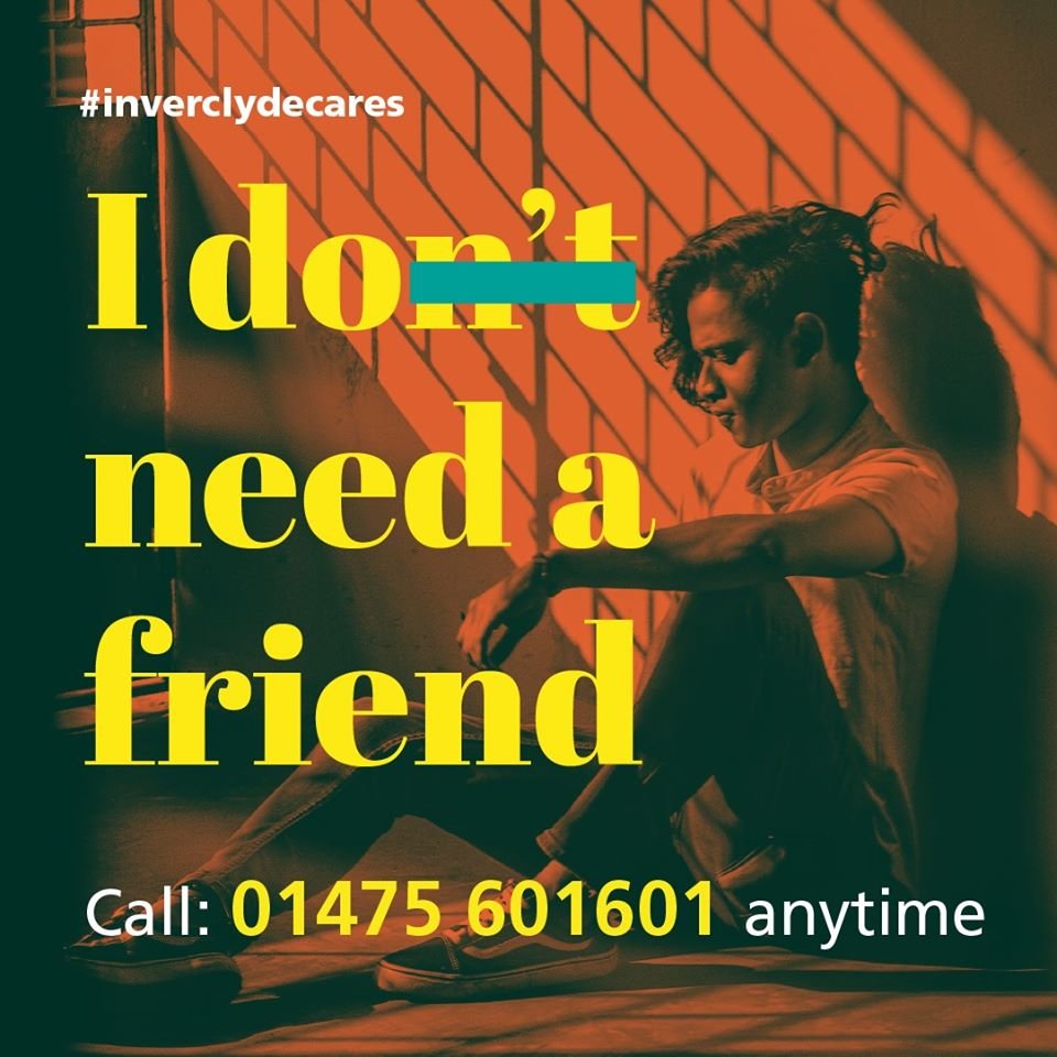 InverclydeCARG's tweet photo. The first billboard has gone up in the #SignOfStrength campaign.
Reaching out for help, is a sign of strength, not weakness, reduce the stigma.
Great campaign @Mind_Mosaic_16 @GwynMacD1 @LouiseHunterSHM and team 👏
#ItsOkayToNotBeOkay #MentalHealthMatters #InverclydeCares https://t.co/dCLUIQcxBr