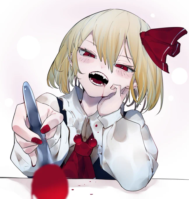 #毎月七日はルーミアの日
ルーミアが食べさせてくれる 