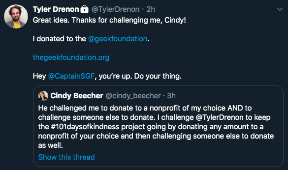 CaptainSGF's tweet photo. Ok, I've been called out by @TylerDrenon. And THANK YOU by the way. I love any opportunity to help.
I donated to the Springfield NAACP. #SGFNAACP
https://t.co/xwm0zLEJi9
Guess what @JanetDankert, I'm nominating you!
@cindy_beecher @toniljrobinson https://t.co/M1VPvqAOzS