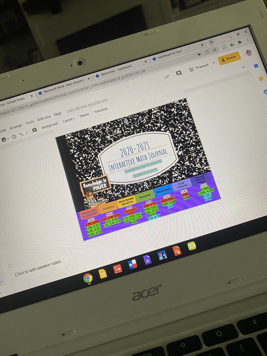 YMalmstrom's tweet photo. Not sure how school will look this year but working on an interactive Math journal for my kids! Canβt wait to upload and include video lessons and links to games! #hello4thgrade https://t.co/M73BINByp7
