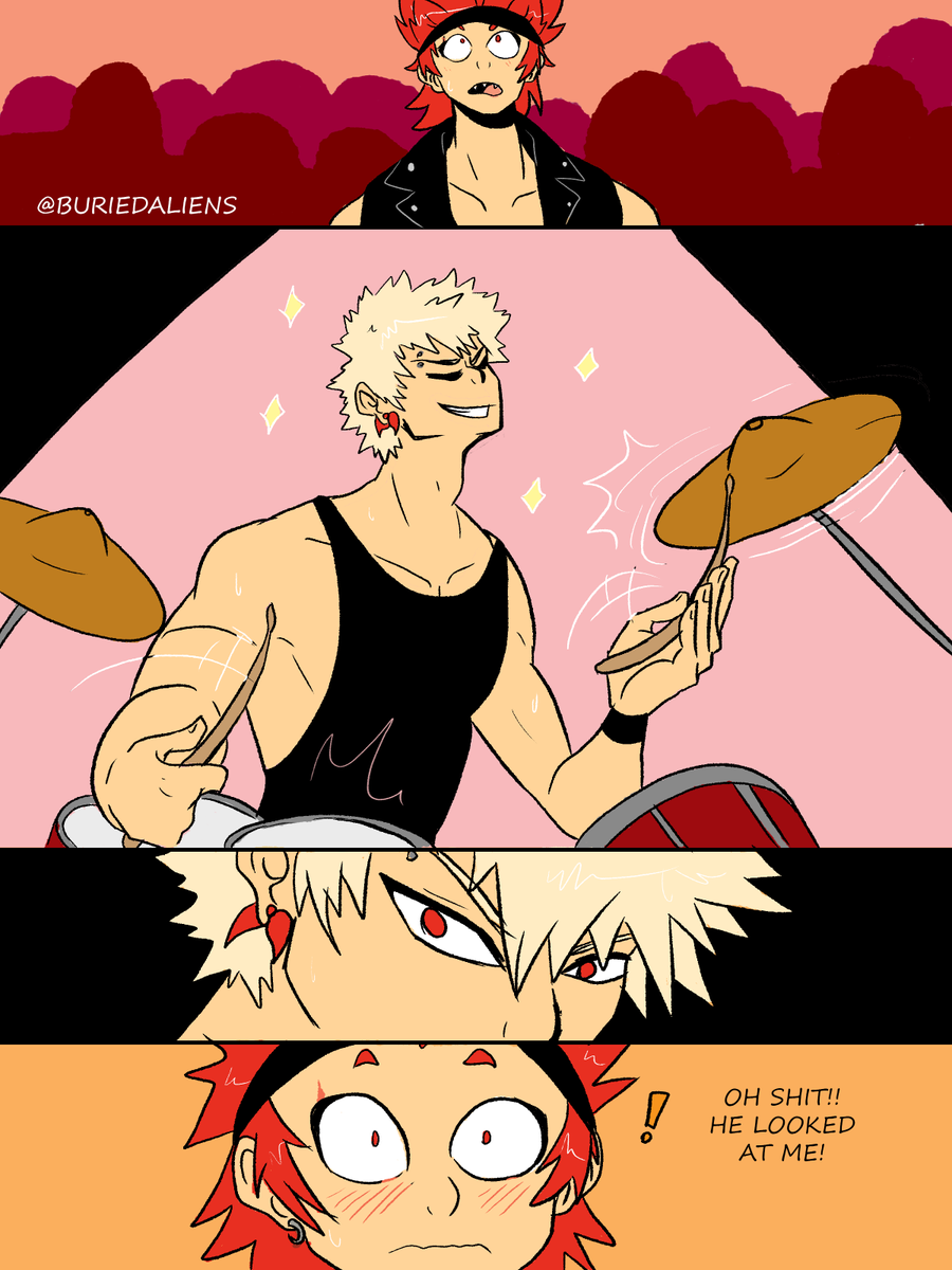 The original thread from February 2019 was so messy so here's a CLEAN AND FRESH  #electricboomriot thread! Including part 1, an epilogue, and part 2. #kiribaku  #punkau (2/?)