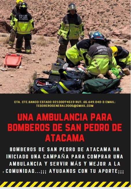 Qué triste que los #Bomberos tengan que hacer esta campaña... siendo que la municipalidad tiene más de 3 mil millones de pesos guardaditos sin rendir ni dar explicaciones a nadie :( 
Ánimo bomberos, son los mejores! #gobierno #Antofagasta #mineria #alirocatur #sanpedrodeatacama