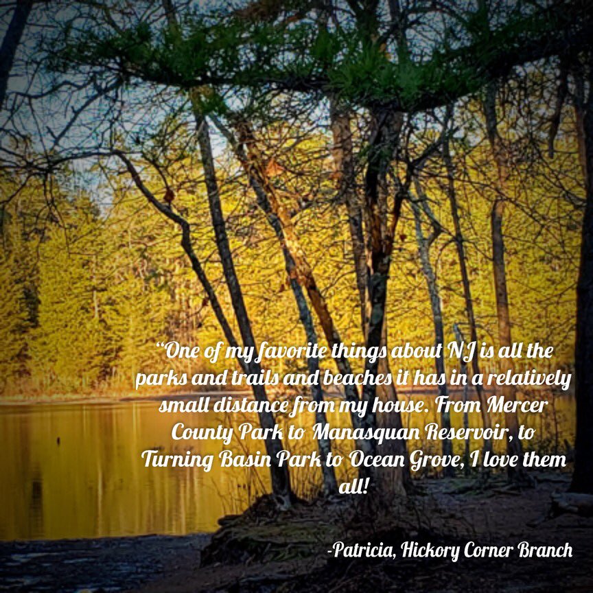 mclsnj's tweet photo. There are many things to love about #NewJersey, which includes the #parks and #wildlife! In honor of #BeNiceToNewJerseyWeek (July 3 - 9), we’ve asked our staff what are some of their favorite things about New Jersey! Here’s what they had to say...
#mercercountynj @njgov https://t.co/SGbvVbkJGw
