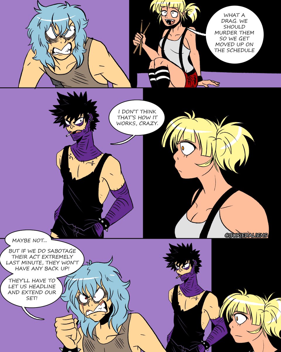 The original thread from February 2019 was so messy so here's a CLEAN AND FRESH  #electricboomriot thread! Including part 1, an epilogue, and part 2. #kiribaku  #punkau (11/?)