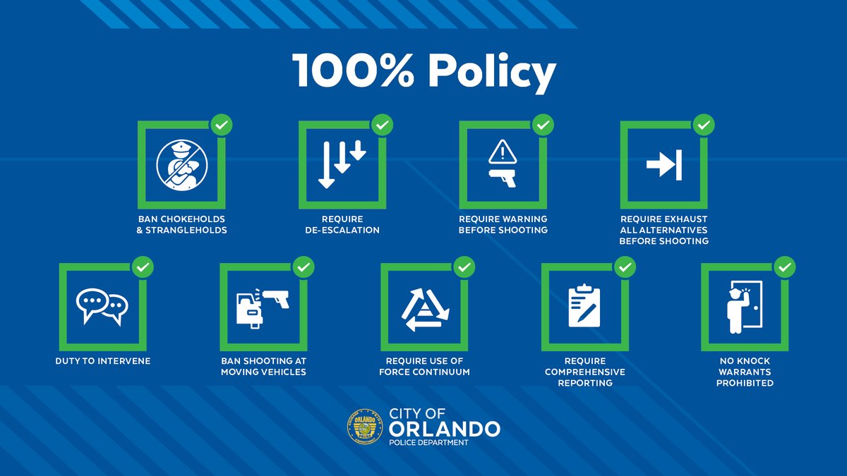 TODAY: we moved forward to ensure fair &amp; equal treatment of all. We reaffirmed our commitment to existing policies, and also to new policies that are being implemented, so officers have improved training &amp; techniques for future interactions with the community.
