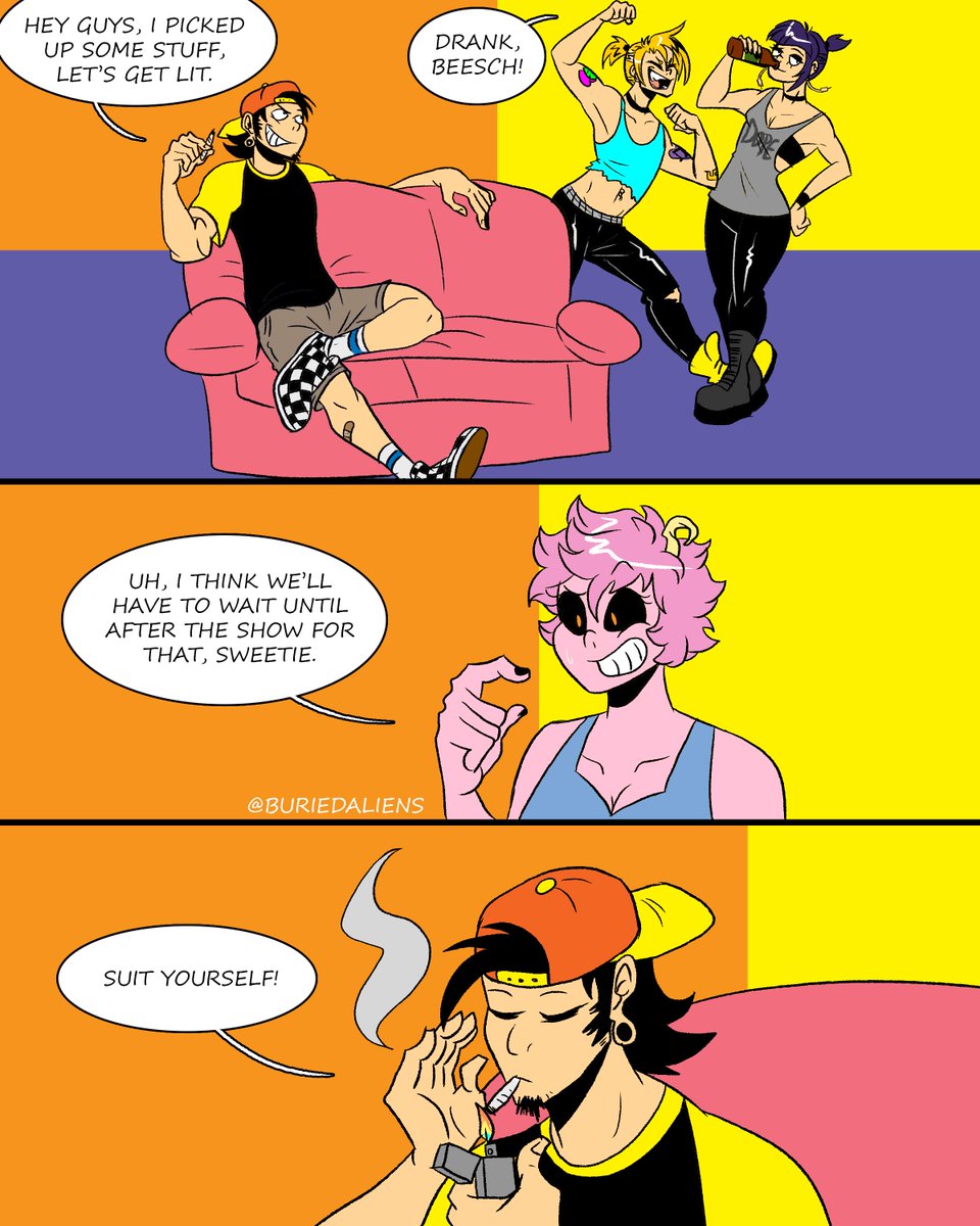 The original thread from February 2019 was so messy so here's a CLEAN AND FRESH  #electricboomriot thread! Including part 1, an epilogue, and part 2. #kiribaku  #punkau (12/?)