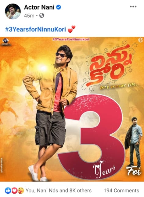 UrsActornaniFc's tweet photo. Congratulations @ursnaninds  😍

#3YearsforNinnuKori https://t.co/VvXTNLZY8T