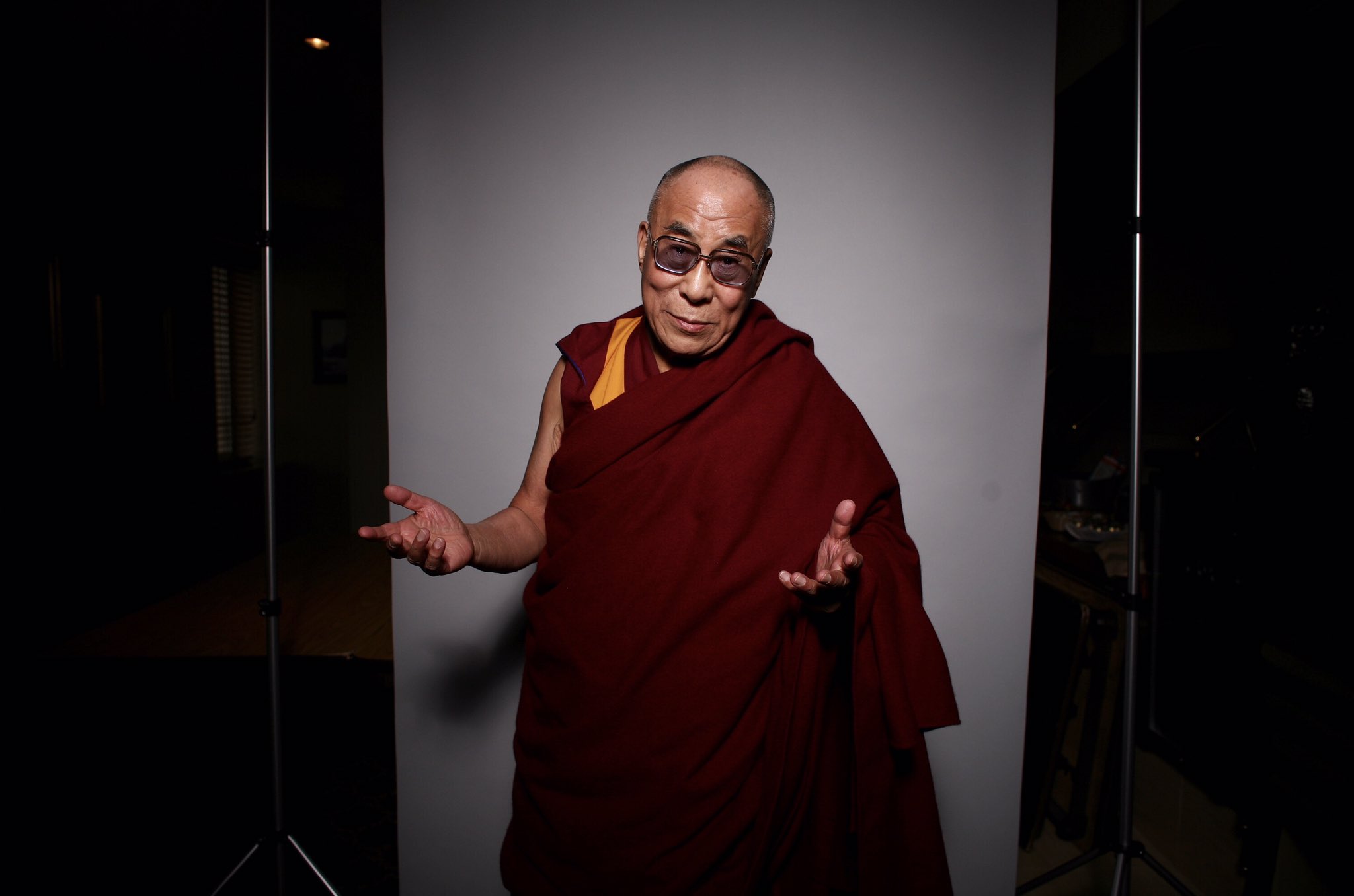 I have had the honour of photographing His Holiness a few times.  Happy 85th Birthday to the Dalai Lama! 