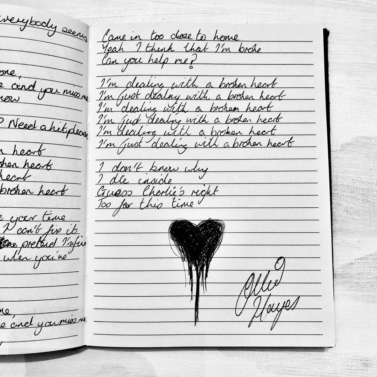 Pre-save “Dealing With A Broken Heart” from midnight on @spotify.

Ollie x