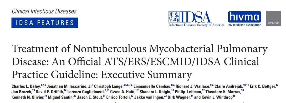 Antibiotic Steward Bassam Ghanem 🅱️C🆔🅿️🌟 (@absteward) on Twitter photo NEW 🔥🔥🔥
in #CID Treatment of Nontuberculous Mycobacterial Pulmonary Disease: An Official <a href="/atscommunity/">American Thoracic Society (ATS)</a>/<a href="/ERSpublications/">ERS publications</a>/<a href="/ESCMID/">ESCMID</a>/<a href="/IDSAInfo/">IDSA</a> Clinical Practice Guideline: Executive Summary. NTM guidelines #IDTwitter academic.oup.com/cid/article/do… NEW 🔥🔥🔥
in #CID Treatment of Nontuberculous Mycobacterial Pulmonary Disease: An Official <a href="/atscommunity/">American Thoracic Society (ATS)</a>/<a href="/ERSpublications/">ERS publications</a>/<a href="/ESCMID/">ESCMID</a>/<a href="/IDSAInfo/">IDSA</a> Clinical Practice Guideline: Executive Summary. NTM guidelines #IDTwitter academic.oup.com/cid/article/do…