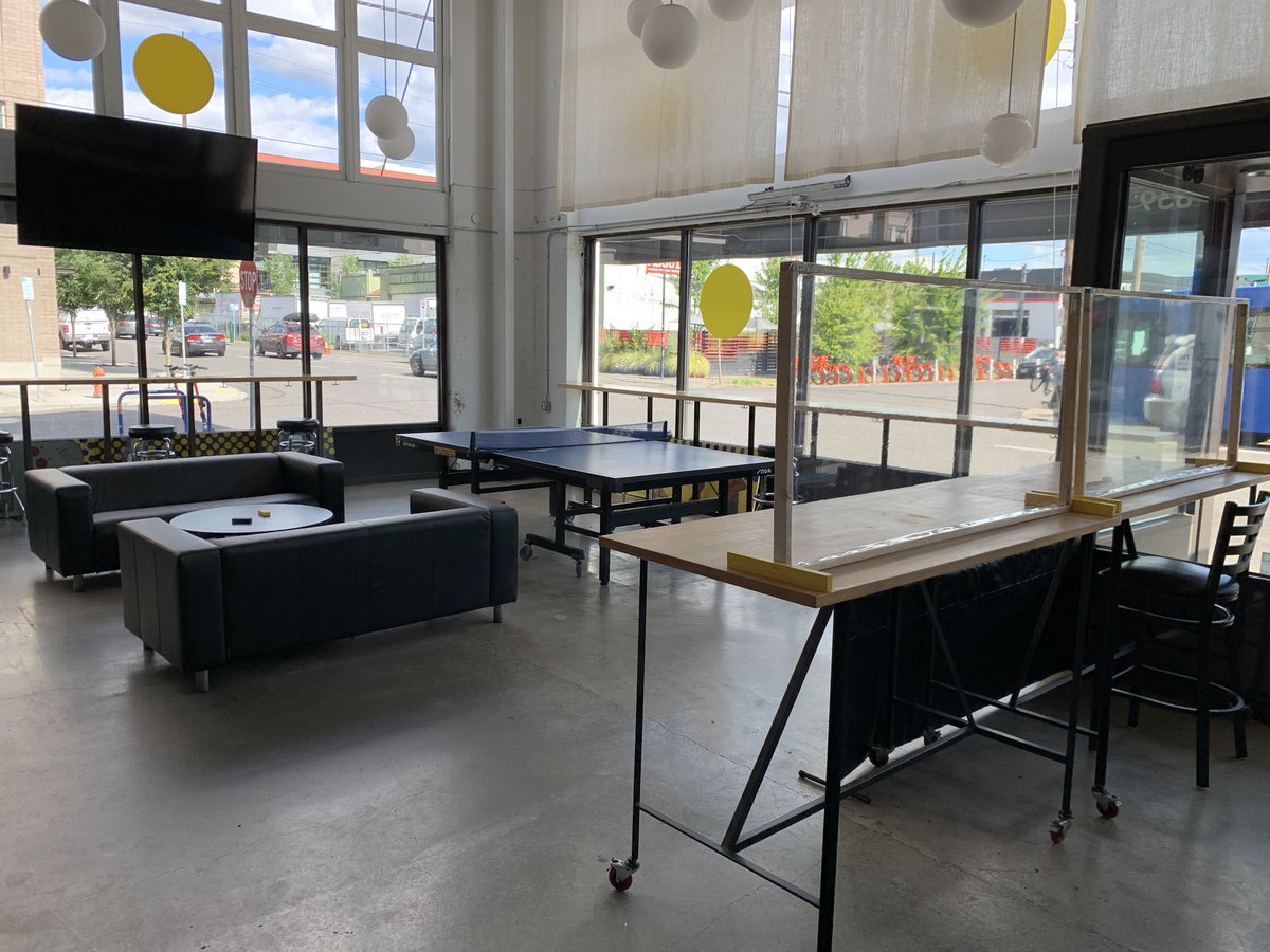 Ready to get your pong on, Portland? Our tables are safely spaced so you can pong in-place. Reservations-only: Book online!