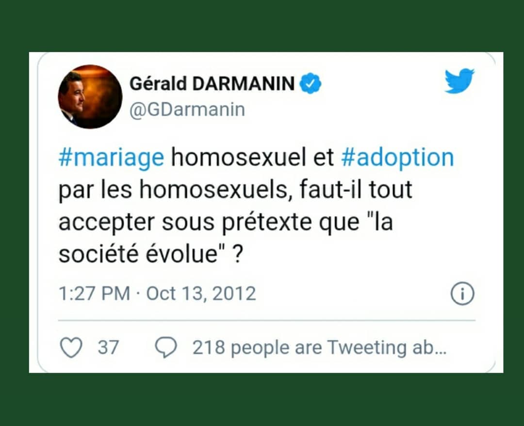 Le Coin Des Lgbt On Twitter Accuse De Viol Et De Harcelement Sexuel L Homophobe Notoire Gerald Darmanin Opposant Au Mariage Pour Tou Te S Devient Ministre De L Interieur Remaniementministeriel Https T Co Ebqwrxytlv