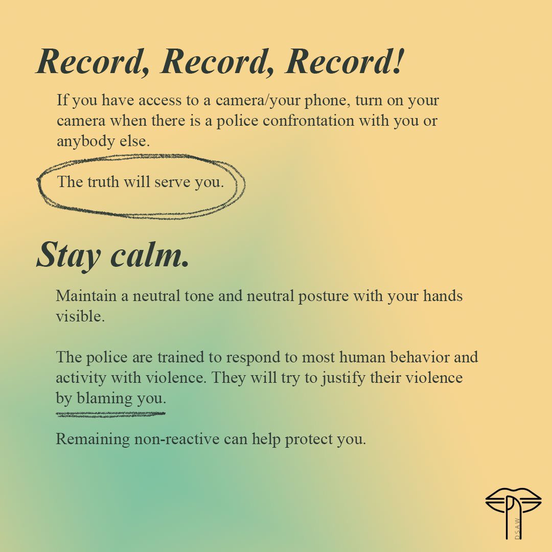 josephpequeno's tweet photo. (1/2) Essentials for talking to the police (if you must). Link in my bio for more information. 

Credit for graphics: @kennedysurah 
Credit for research/writing: @maradrinkado
Project credit: @dsaw404 https://t.co/E57dGJlG2C