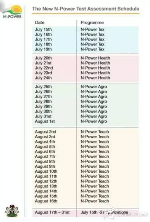 NpowerngO's tweet photo. N-Power Test Assessment Schedule Being Shared Around is FAKE

 It's amazing to see Nigerians sit at the corner of their room and cook fake news just to disturb the peace of people. https://t.co/GYOGWRu3zp