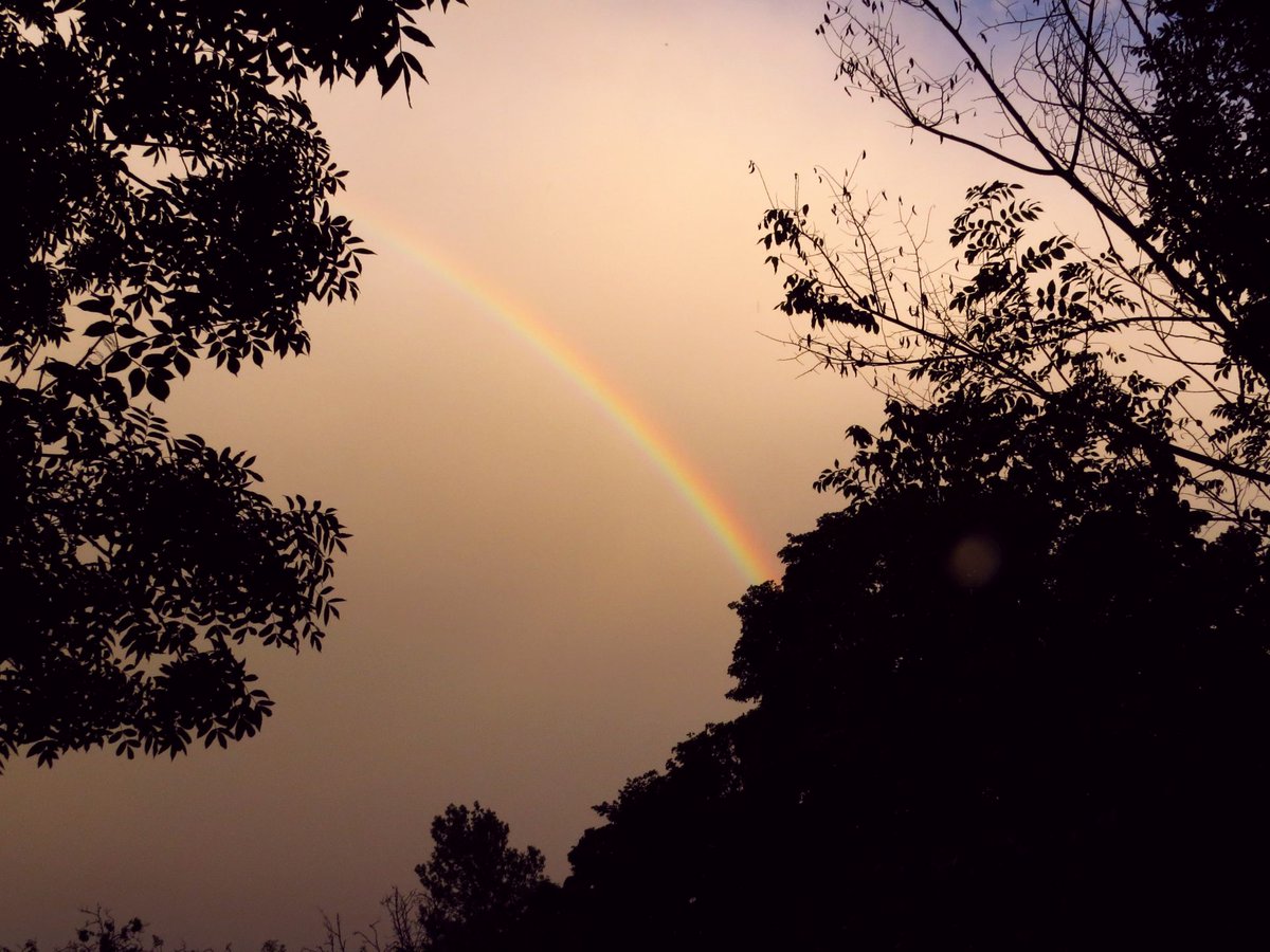 angegarrod's tweet image. Yesterday's #sunset #rainbow  #opticaleffects #atmosphericOptics