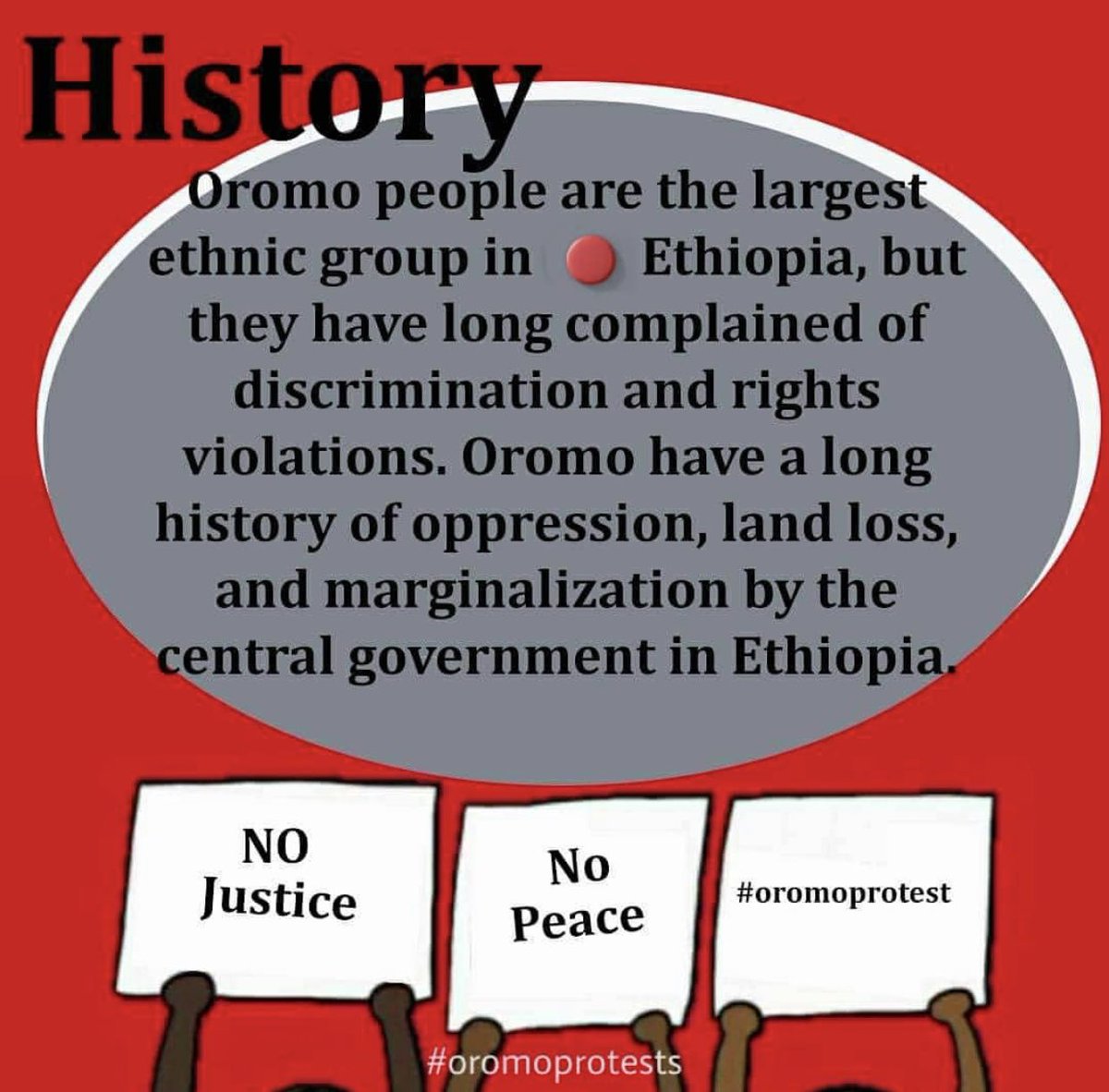 you don’t have to be oromo to SPEAK UP  #OromoProtests  #OromoRevolution