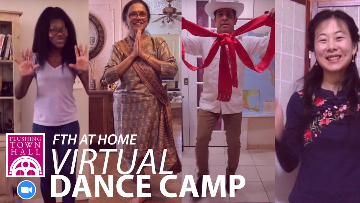 FlushingTwnHall's tweet photo. Let’s celebrate diversity! Our summer Virtual World Dance Camp will let you learn and explore more about our diverse community and deepen your appreciation for multiple traditions through dance. Register: https://t.co/WwEr1VZaid  #dancecamp #dancediversity https://t.co/wyES8FKdpC