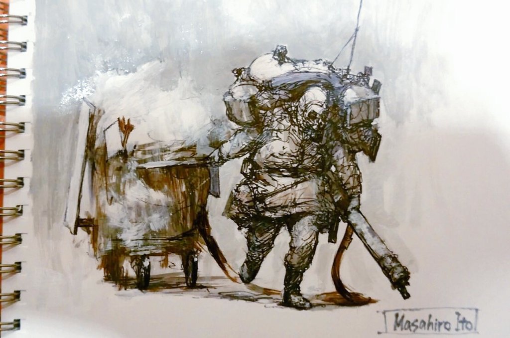 One of sketches for Acid Bufferzone, I drew before.