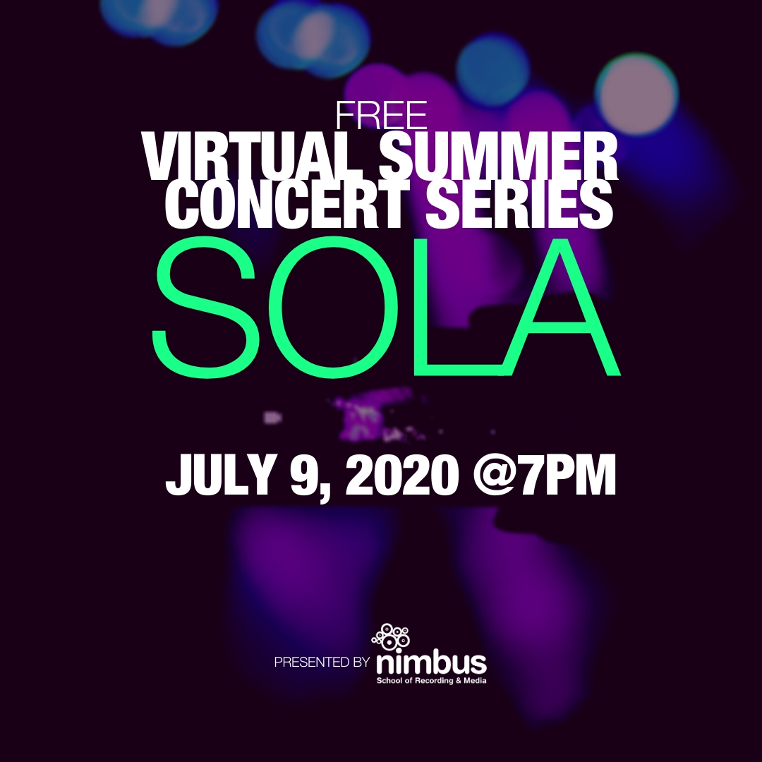 Join us for a FREE streaming concert featuring SOLA! LIVE from Historic Little Mountain Studio on Thursday, July 9 <a href="/7pm/">Huong Le</a>.

RSVP HERE FOR FREE TICKETS: zcu.io/DFrw