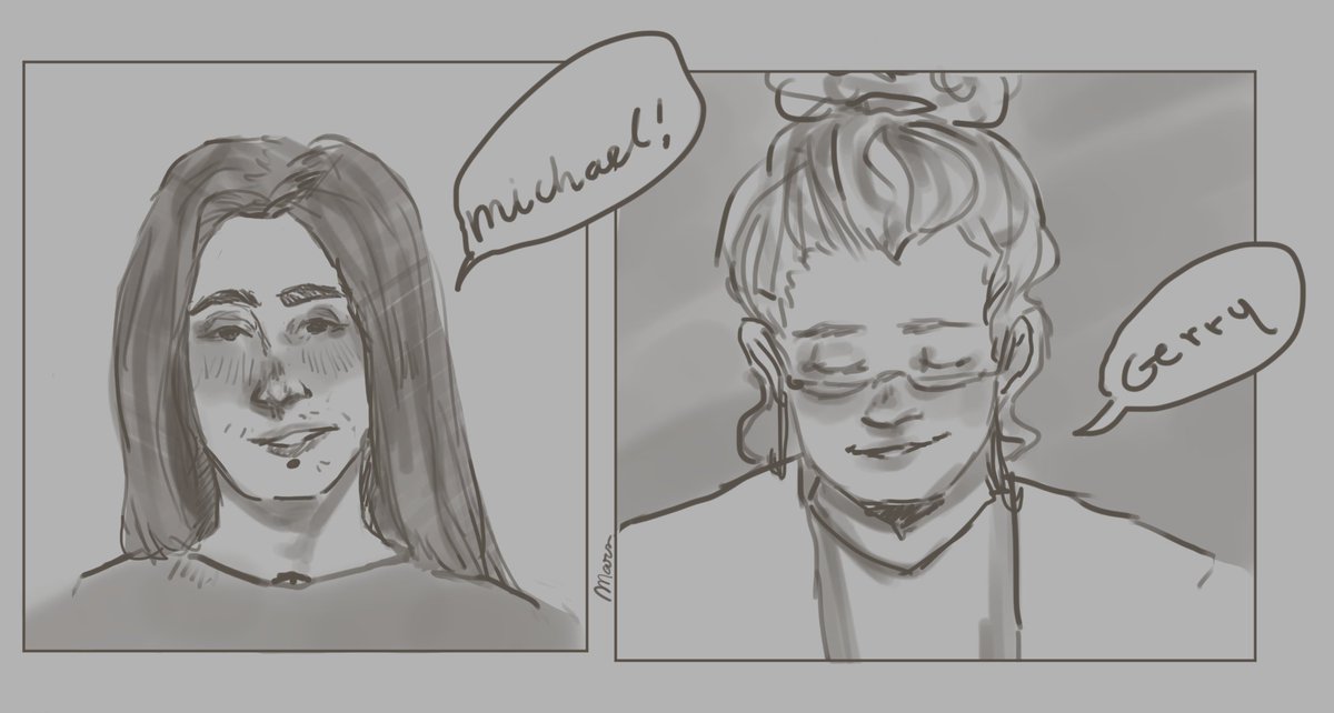 iliterateBstard's tweet photo. I've been very invested into a timeline in which neither gerry nor michael die and the fall in love and live happily ever after.
#tma #themagnusarchives #magpod #gerrymichael https://t.co/CLUclBmed7