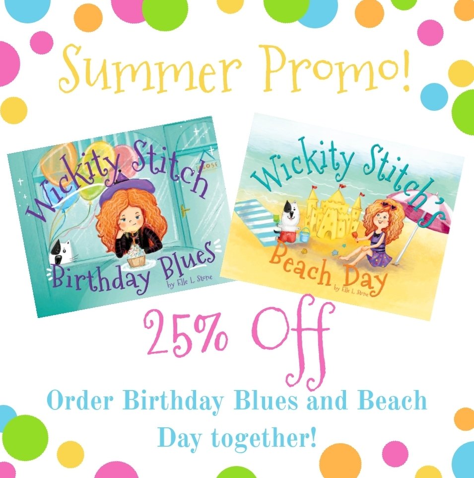 ElleLStone122's tweet photo. Wickity Stitch and Tibbits have a fun promo they would like to offer!
Order a copy of Beach Day and Birthday Blues Books and receive 25% off with free shipping!
In addition, we're also giving away fun painting and coloring crafts for the little reader! 🎉🎉🎉 https://t.co/ZNxXesPgvl