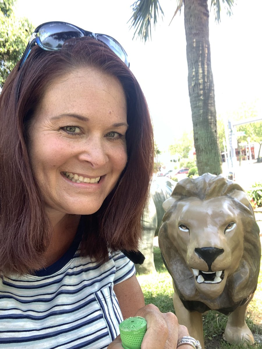 Jungle golf kind of day at the oceanfront! Thinking of my Fullerton Lions!