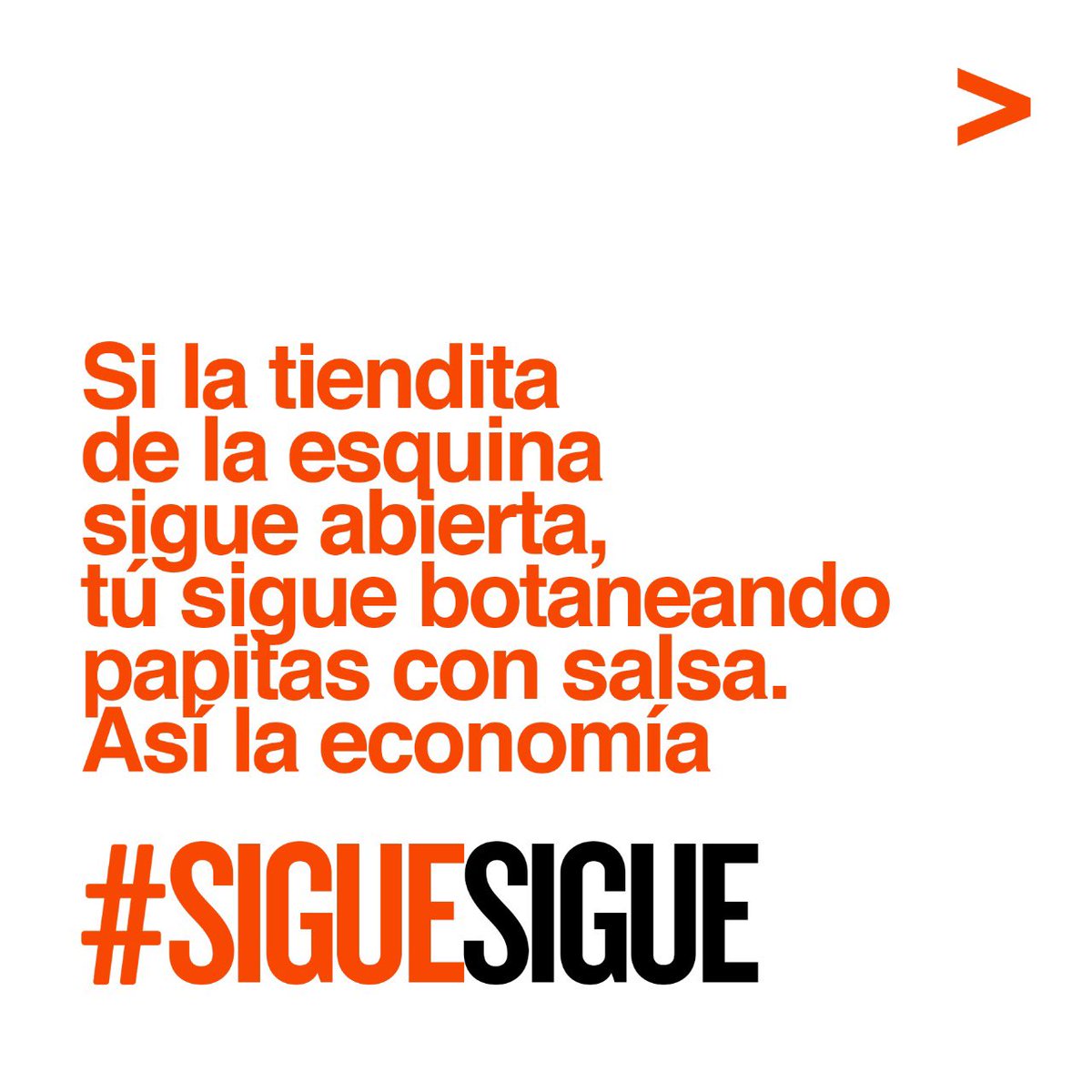 SigueSigueSi's tweet photo. Si en la cuarentena solo comes papas fritas, sigue comprandolas en la tienda de la esquina. Si tú sigues, México #SigueSigue 😋🍟🧡
.
.
.
.
#CompraLocal #ConsumoConsciente #QuedateEnCasa #YoMeQuedoEnCasa #MeQuedoEnCasa #Economia #Mexico #Emprendedores #Emprendimiento https://t.co/irB9Z26JWJ