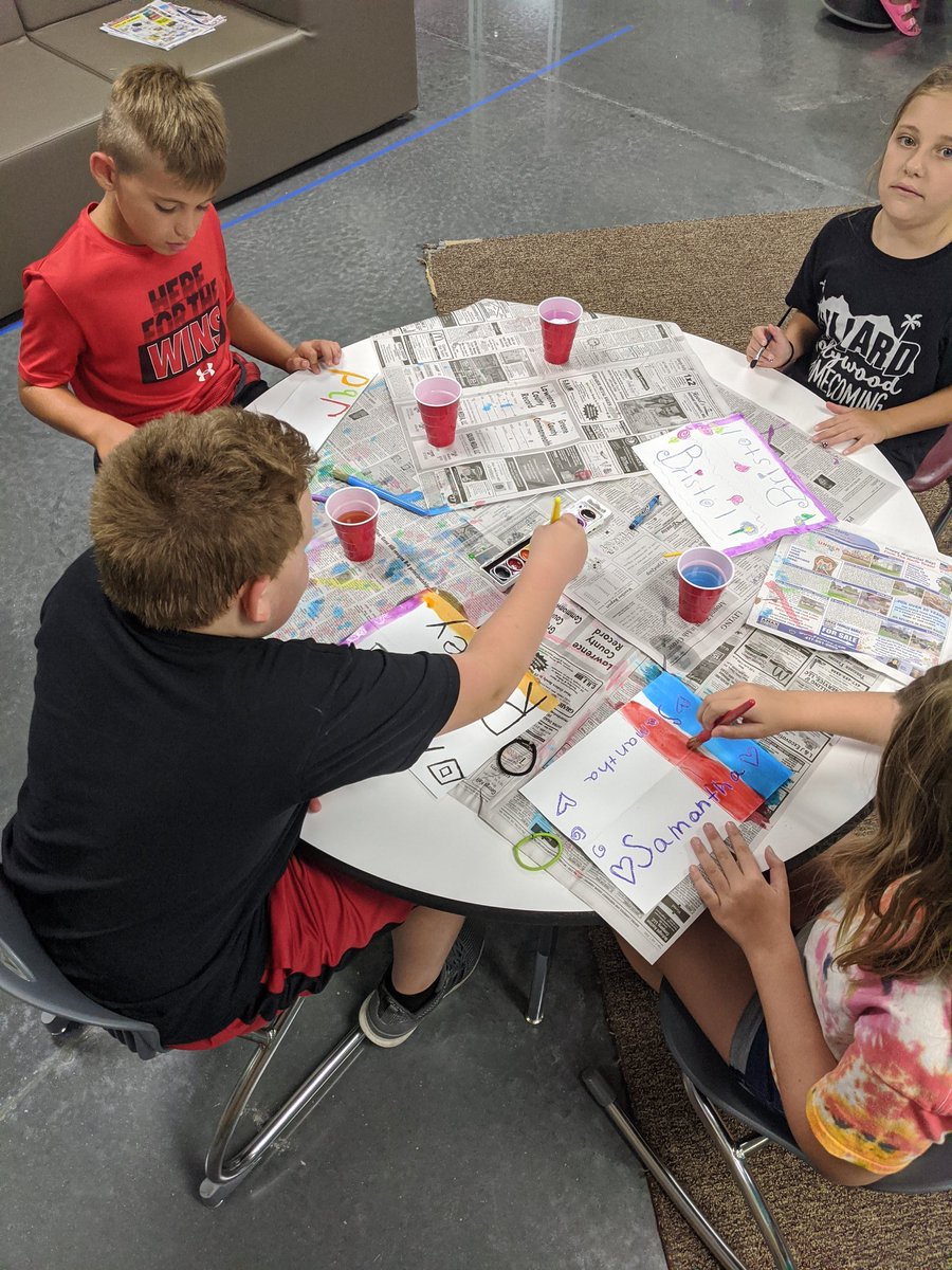 Eyebrows_Earl's tweet photo. The first day of summer school was a success! It was fun getting to know these fourth graders at Willard Orchard Hills Elementary. #ItsGreatabeaTiger https://t.co/5PkpNtLk9f