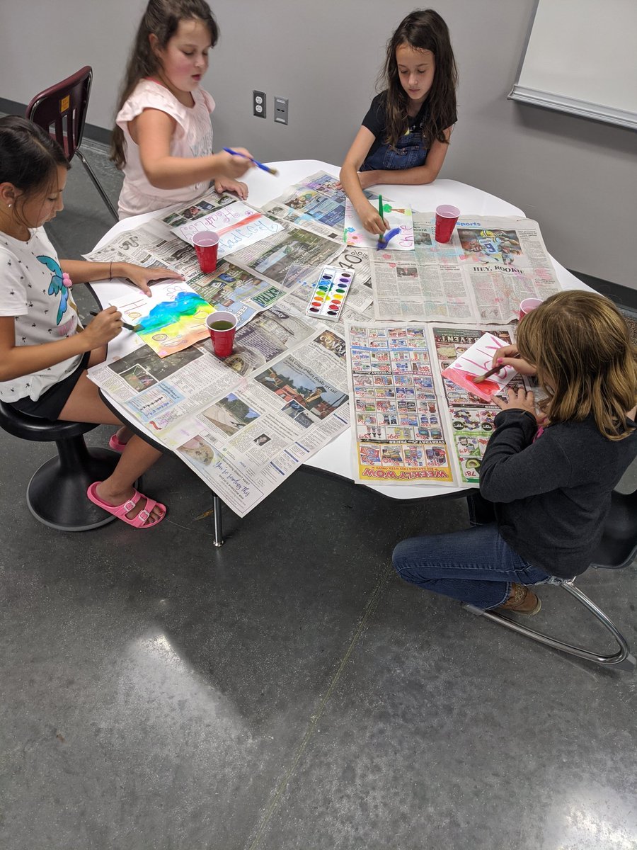 Eyebrows_Earl's tweet photo. The first day of summer school was a success! It was fun getting to know these fourth graders at Willard Orchard Hills Elementary. #ItsGreatabeaTiger https://t.co/5PkpNtLk9f