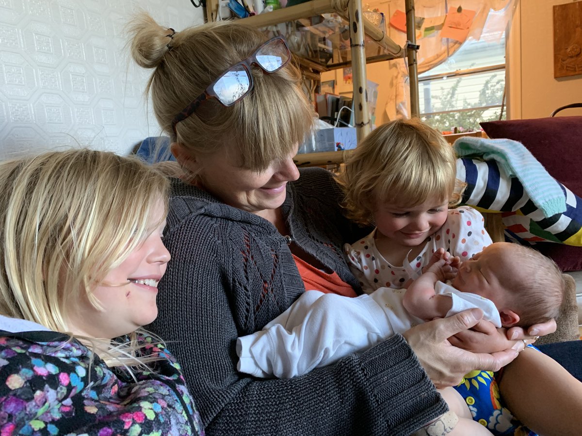 ChickadeeFarmHe's tweet photo. July 1 was extraordinary for us at Chickadeefarmherbs. Mama Chickadee went to Edmonton for a prenatal appointment &amp; was sent to hospital because of health concerns.  Our newest Chickadee was born July 2. Mama and baby Chickadee are at home trying to catch up to all the emails. https://t.co/qaRJItMZBb