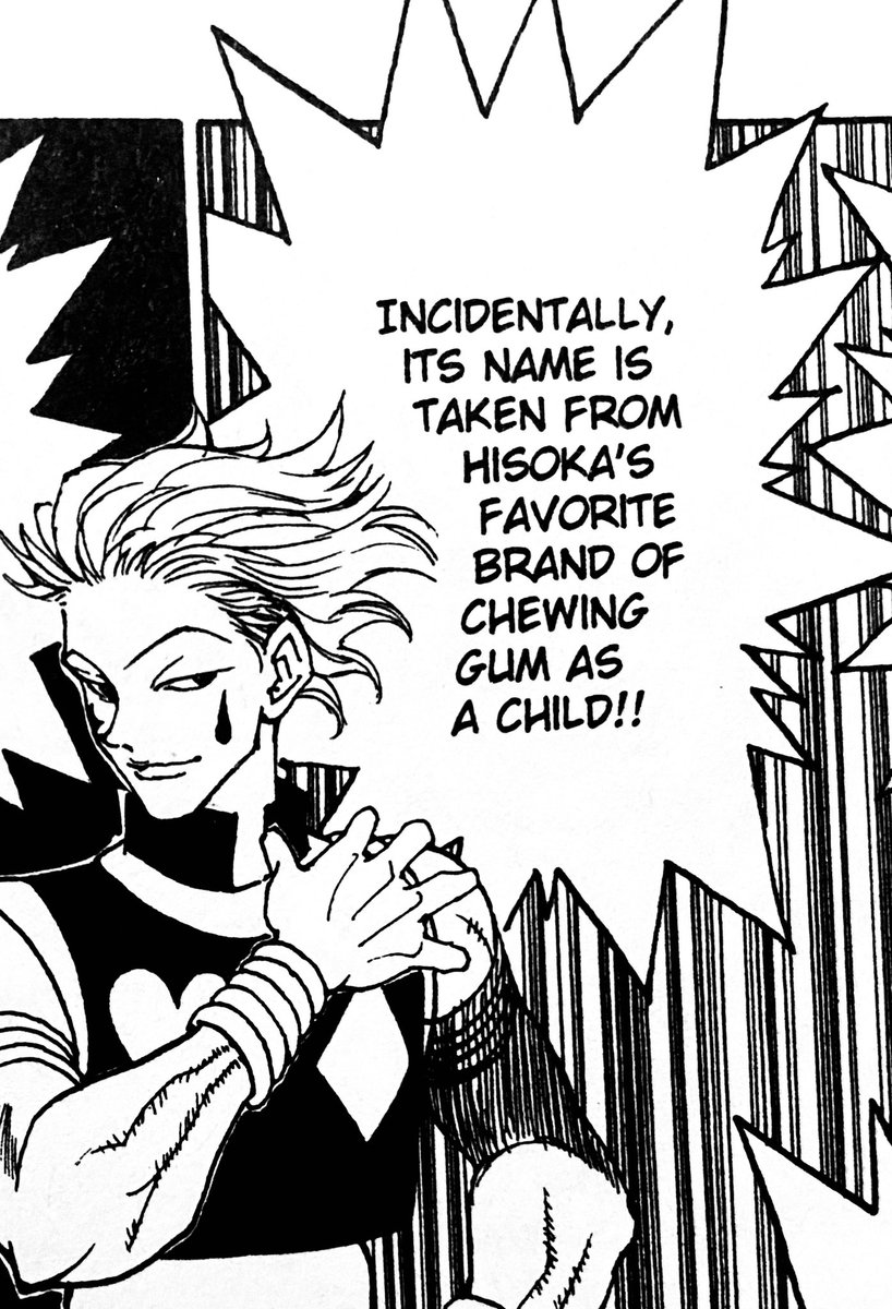 i didnt ever want to realize that hisoka was ever a child. wtf was child hisoka like. i hate this