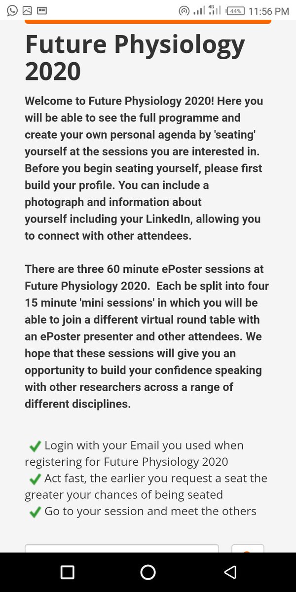 EmojevweV's tweet photo. The day 1 of the future Physiology 2020 virtual conference was awesome with
Ella Krol and Richard Sibly doing what they know best. Looking forward to a wonderful day 2.
#FuturePhysiology2020
#Physiologicalsociety #physiol
#Unimed https://t.co/8vmXt68N59