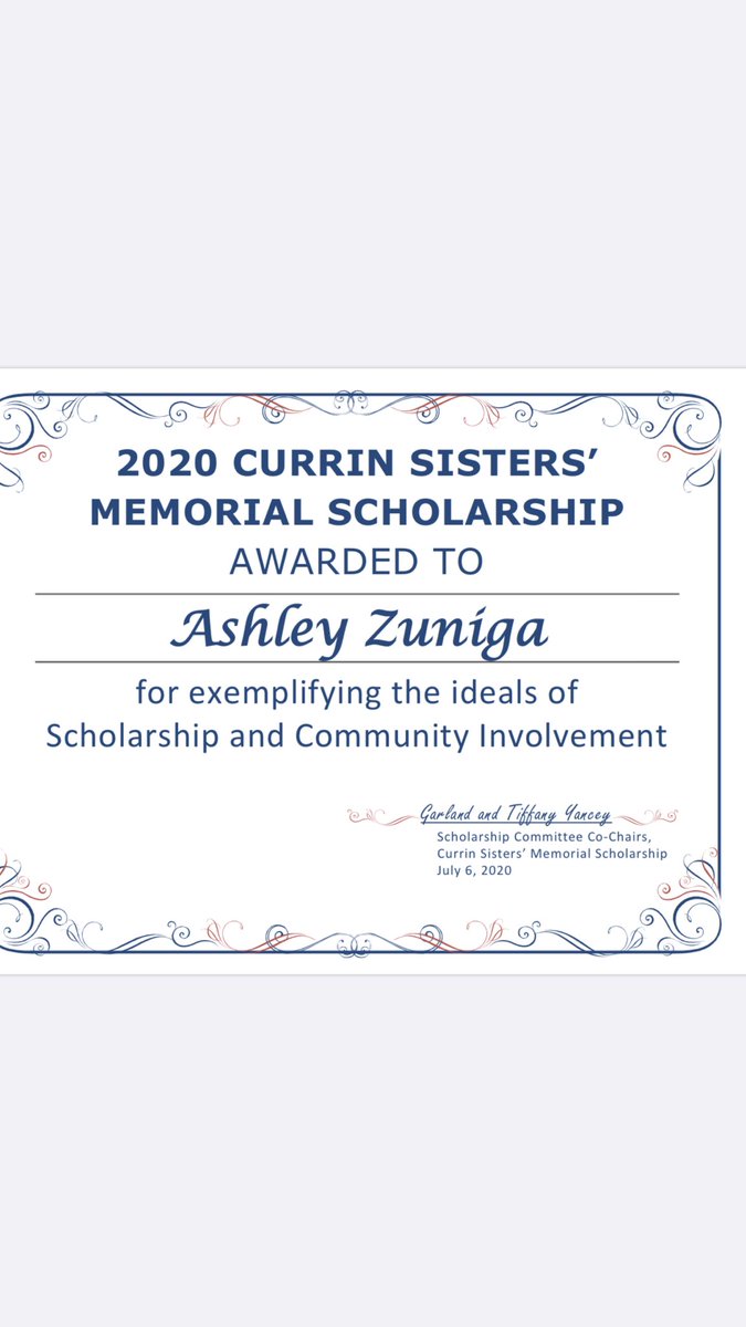 Congratulations to Ashley-<a href="/VanceCountyHS/">Vance County High School</a> <a href="/VanceCoSchools/">Vance County Schools</a> Class of 2020-for being the Currin Sisters Memorial Scholarship recipient! 🎉🎉#VCSProud