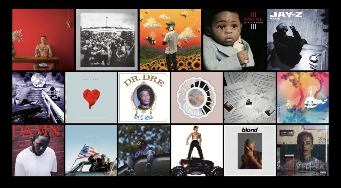First of all, I want to showcase these amazing albums which have just missed out on my top 10, I love all of these albums and on another day they could have made it.