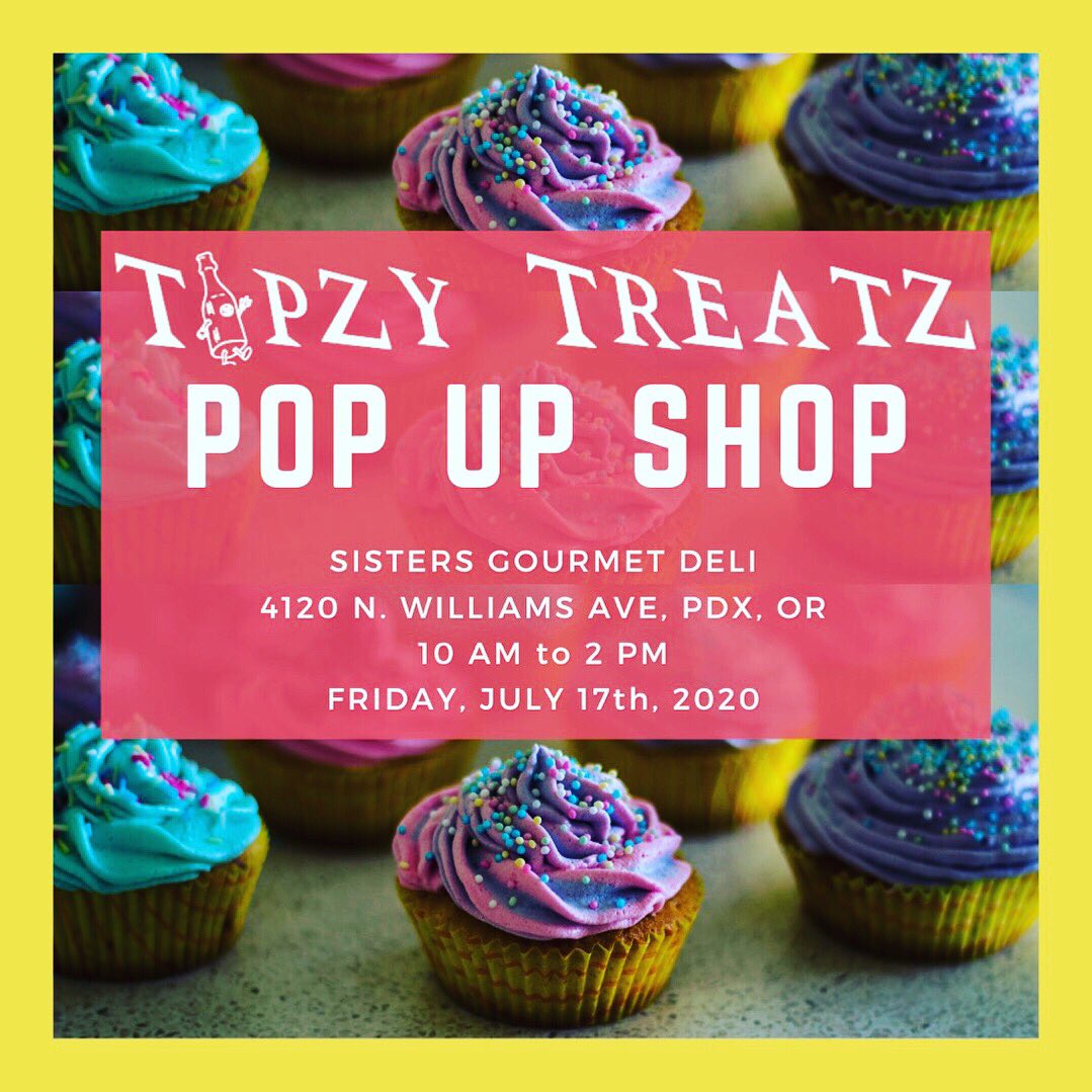 TipzyTreatzPDX's tweet image. 🧁🚨 Come meet us at our Tippy Treatz Pop Up Shop Friday, July 17th, from 10am-2pm at Sisters Gourmet Deli located at 4120 N. Williams Ave! 🥂🎉
#PDXEats #PDXFood #WWeek #BestOfPortland #PortlandMercury #BlackOwnedBusiness #BLM #Bakery #Business #Portland #PDX #SupPortland