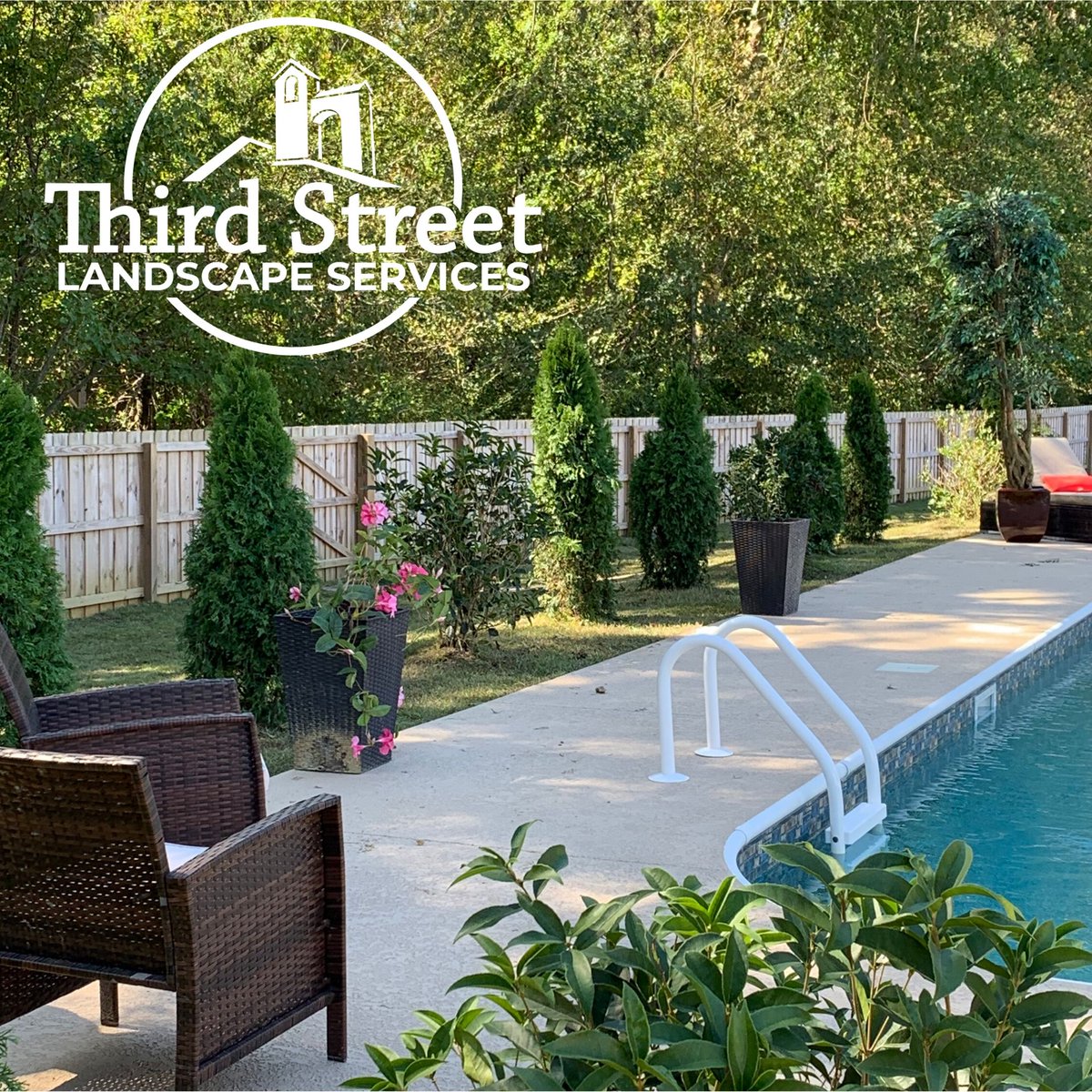 thirdstreetec's tweet photo. From sod to a private pool enclosure, no job is too big or small for Third Street Landscaping services. https://t.co/2m2gVqg5BW