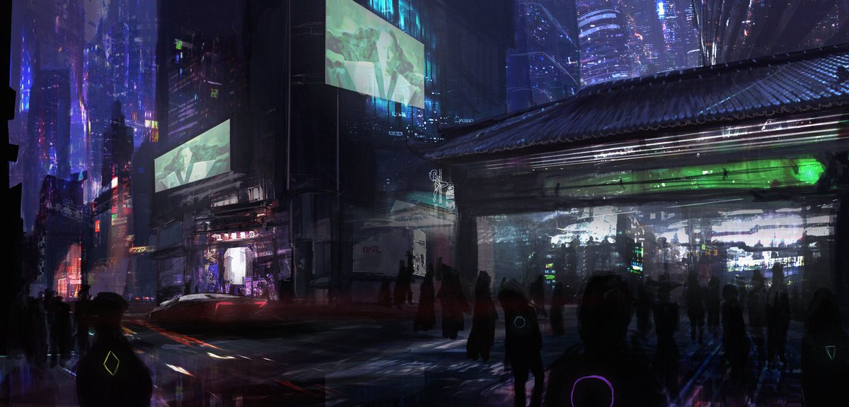 HegemonDigital's tweet photo. New concept art alert! Check out another view of Japan in our upcoming game Chronicle: Balance of Power. If you're interested in learning more, check out our discord and read out latest Dev Diary!

Discord: https://t.co/Gp05ocs4Fz

#devdiary #gamedev #indiedev #japan #cyberpunk https://t.co/vVMiW8Feus