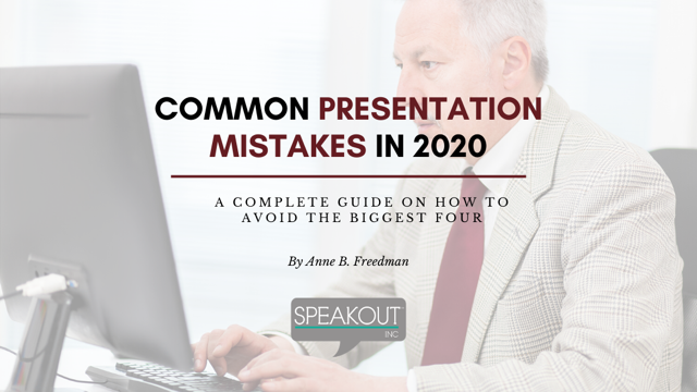 AnneBFreedman's tweet photo. Wondering how you can update your online presentation approach and increase the odds of success?
I invite you to download a new guide I’ve created to help you: Common Presentation Mistakes in 2020: A Guide on How to Avoid the Biggest Four.
https://t.co/AWcPmGtCnO https://t.co/H4vEPZ9kqR