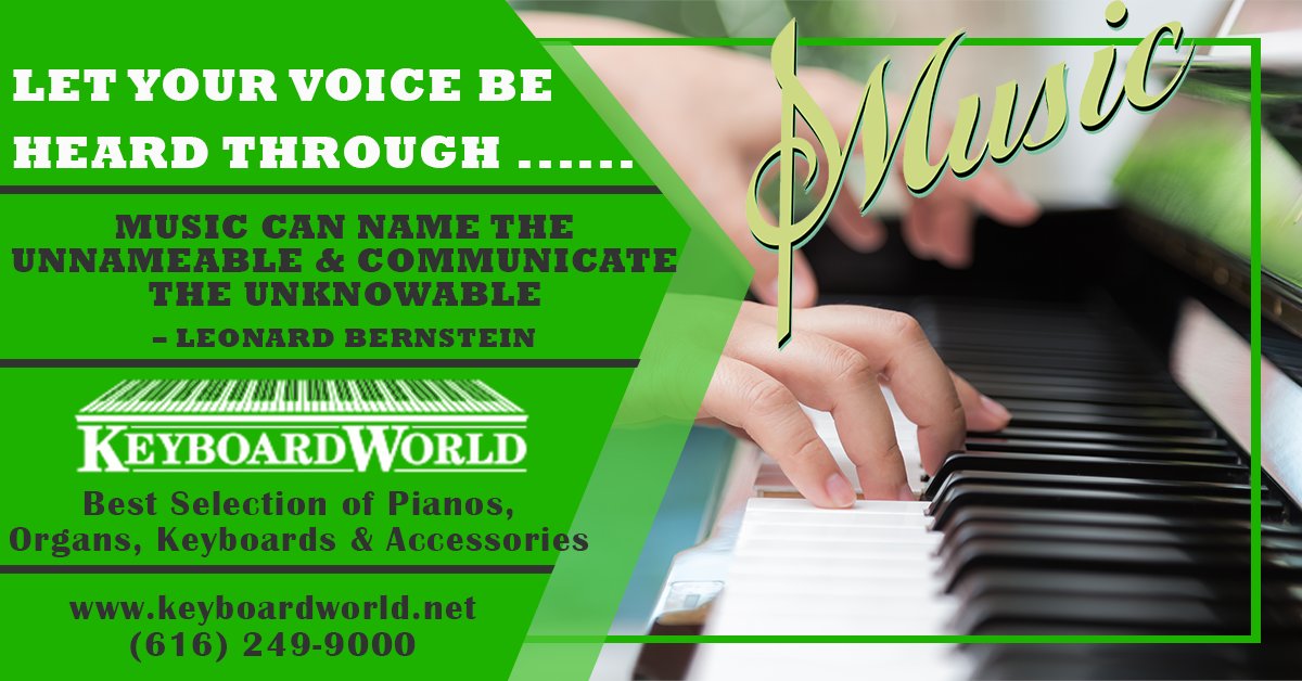 keyboard_world's tweet photo. Since 1975, Keyboard World has been committed to offering the finest quality pianos, electric pianos, organs and keyboards. We maintain an inventory of hundreds of instruments to meet the demands and needs of music lovers.

https://t.co/KxR9MLXalg https://t.co/dVxARf4OT8