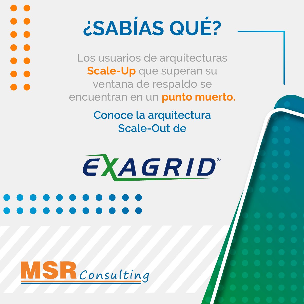 MSR_CTM's tweet photo. #ExaGrid cuenta con una arquitectura de escalamiento Scale-Out la cual permite que mientras los datos crecen, los recursos también, ahorrando costosas actualizaciones de hardware.

Conócenos: 
👉 https://t.co/ts0VhOpFdO

#MSRConsulting #BackupSolutions https://t.co/kSbsMRr67S